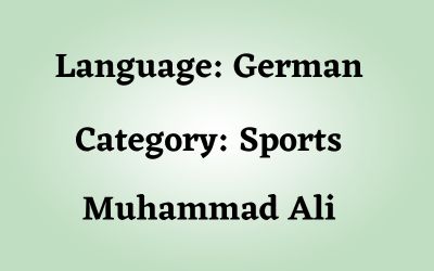 German Muhammad Ali