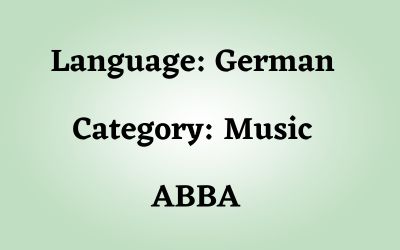 German ABBA